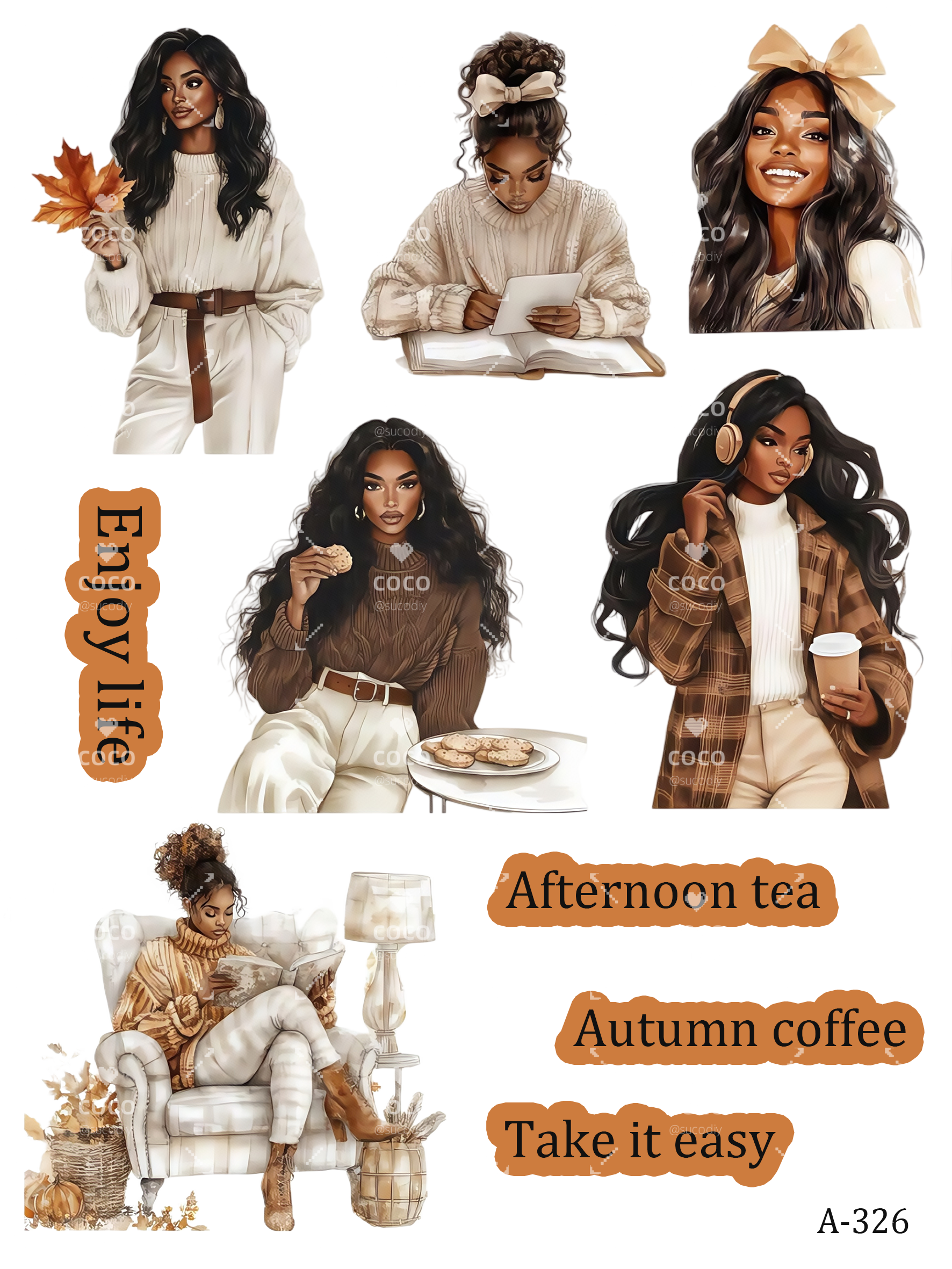 A326 A327 A347 A364 embossed sticker A326 embossed sticker