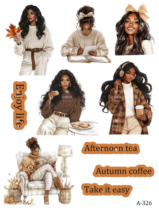 A326 A327 A347 A364 embossed sticker A326 embossed sticker