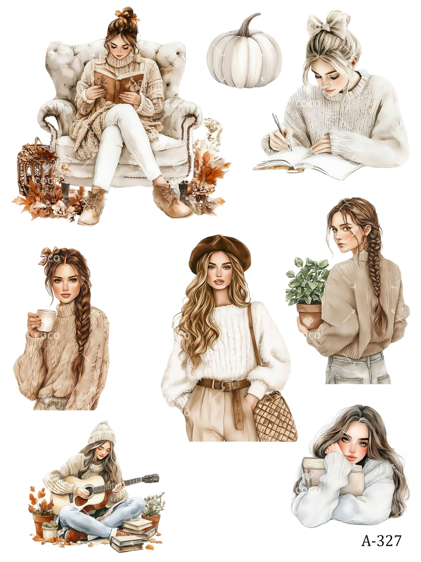 A326 A327 A347 A364 embossed sticker A327 embossed sticker