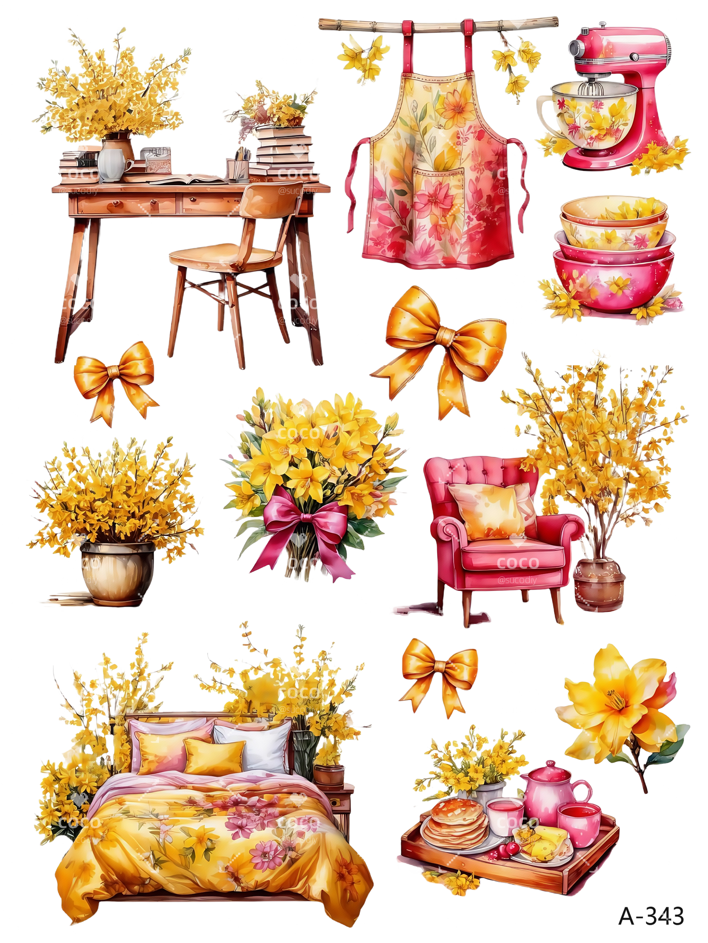 A343-A346 embossed sticker A343 embossed sticker