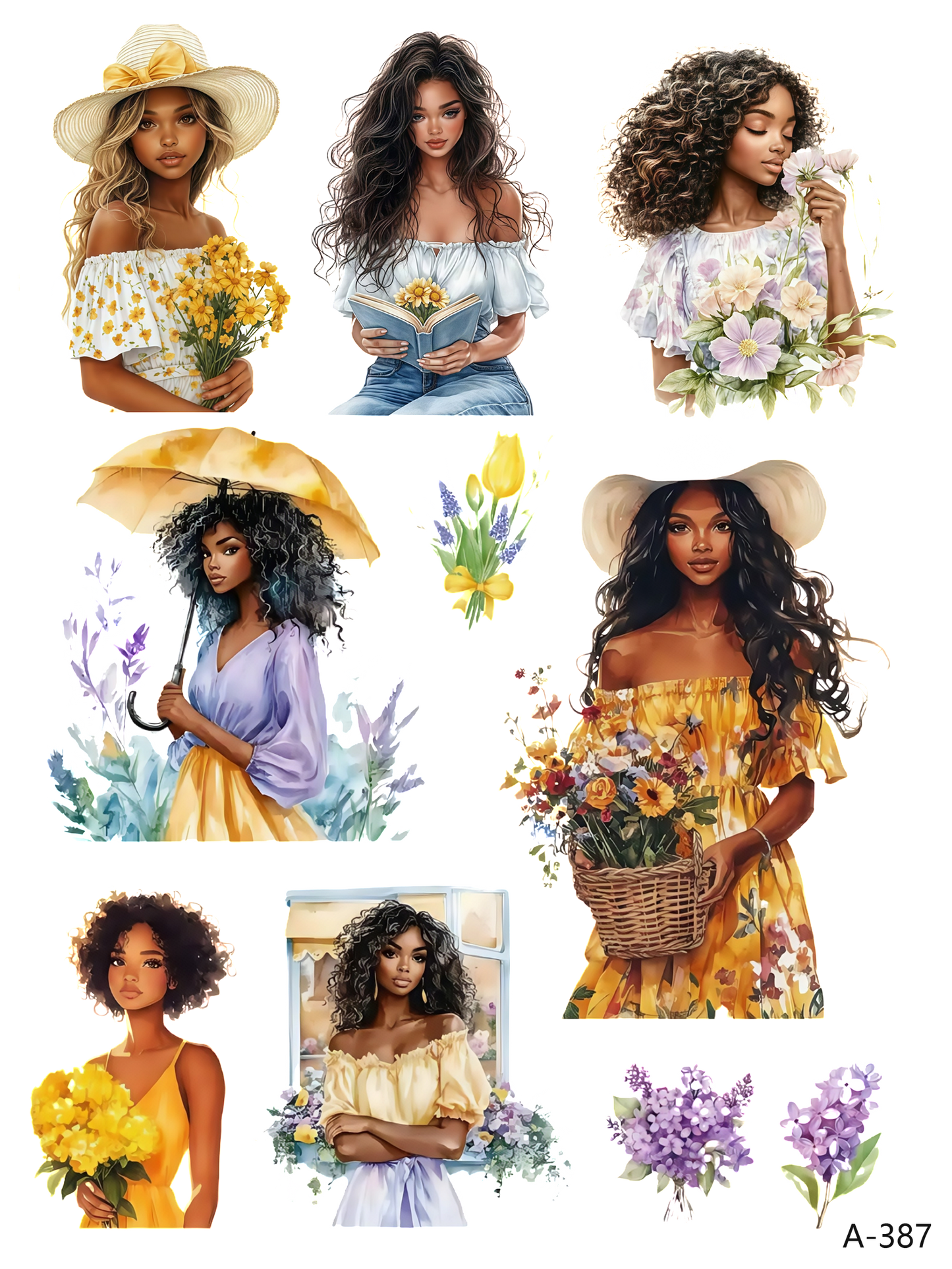 A387-A388 embossed sticker A387 embossed sticker