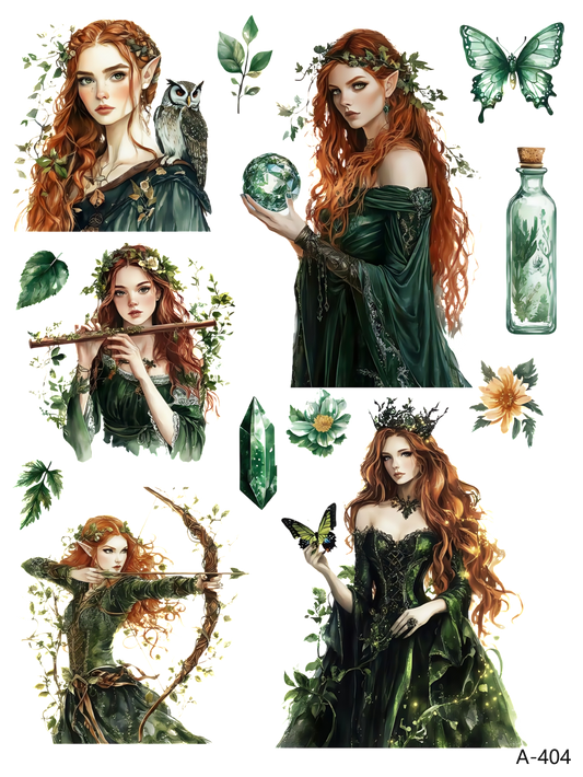 A404-A409 embossed sticker A404 embossed sticker