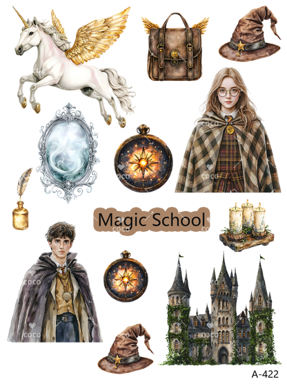 A412-A422 embossed sticker A422 embossed sticker