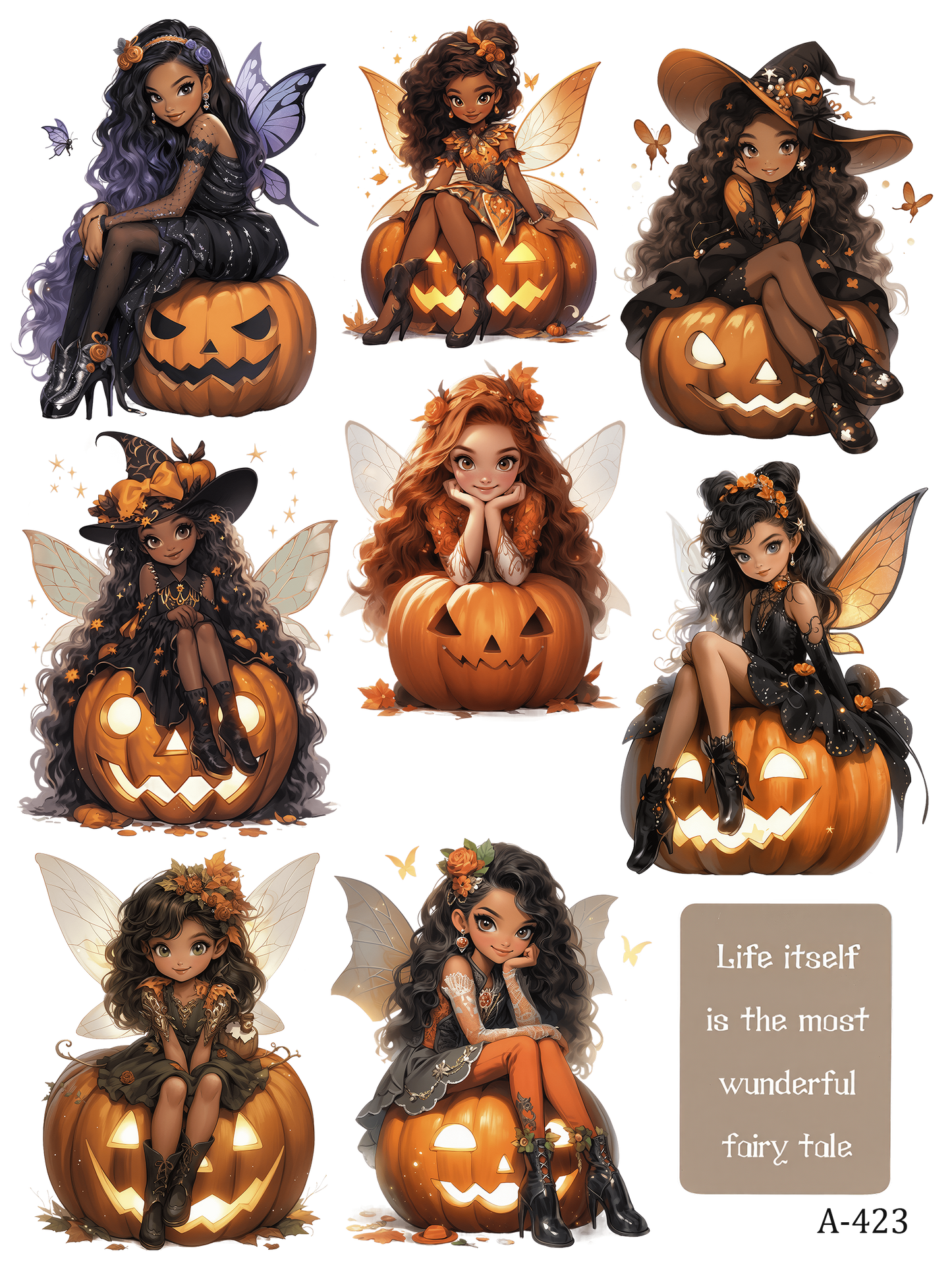 A423-A445 embossed sticker A423 embossed sticker