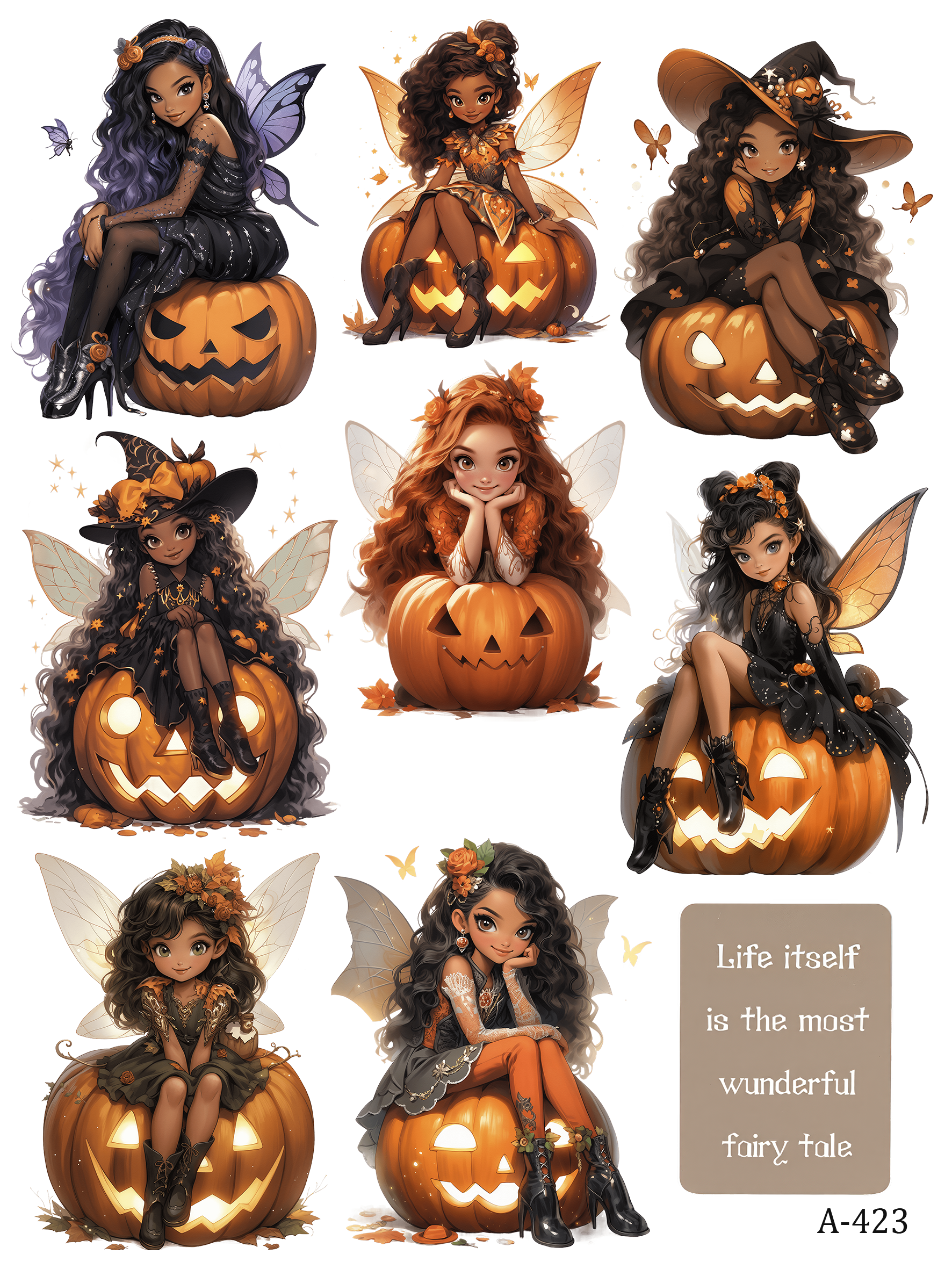 A423-A445 embossed sticker A423 embossed sticker