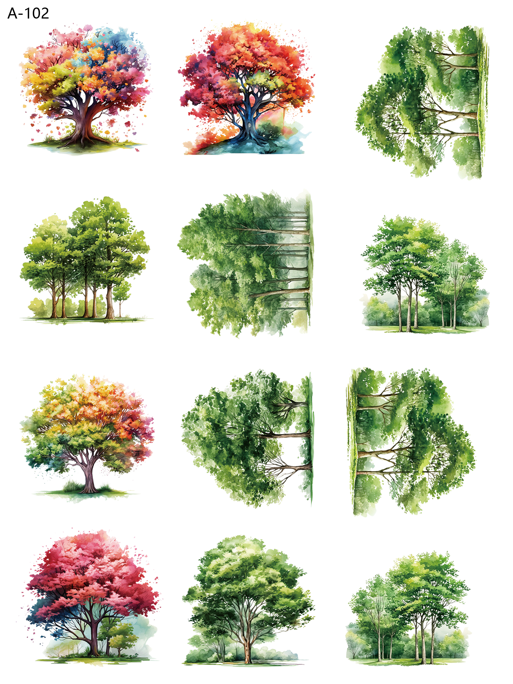 A102 embossed sticker A102 pre-cut embossed sticker (5.91*7.87 inch)