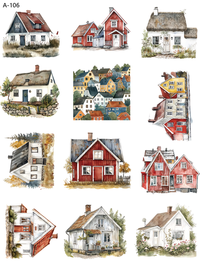 A106 embossed sticker A106 pre-cut embossed sticker (5.91*7.87 inch)