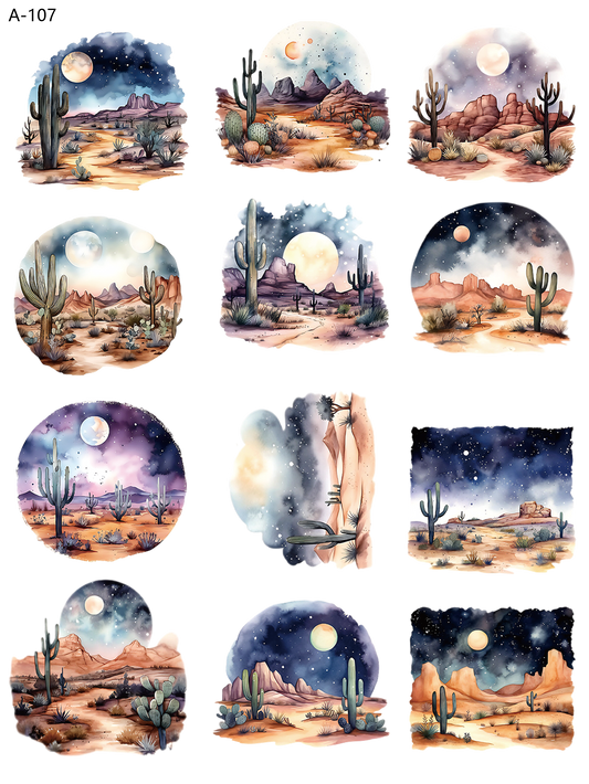 A107 embossed sticker A107 pre-cut embossed sticker (5.91*7.87 inch)