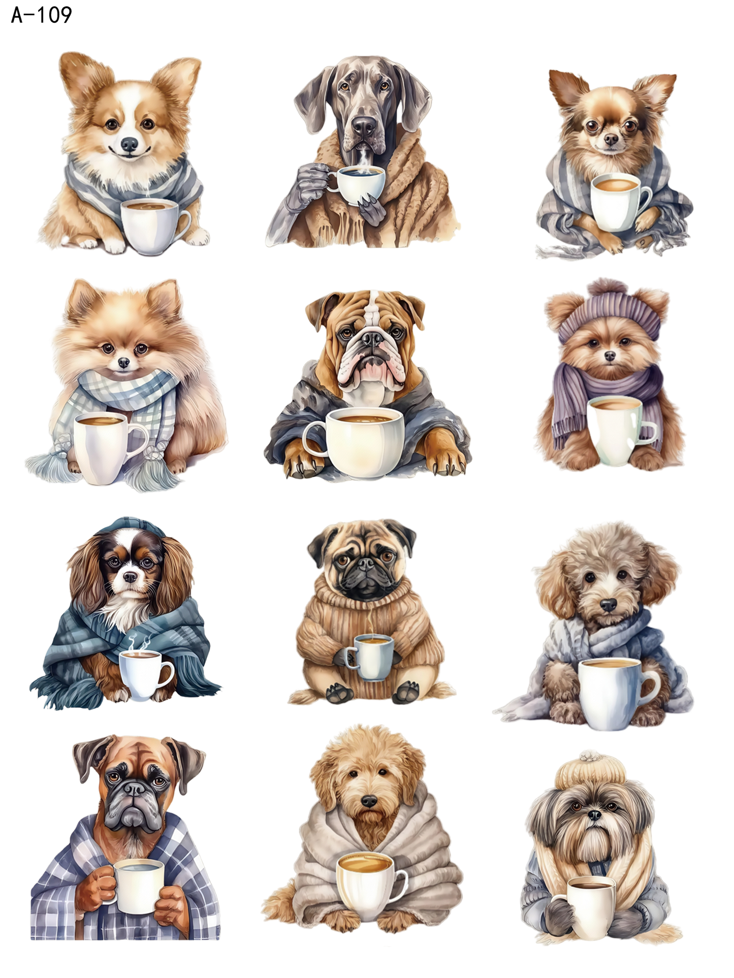 A109 embossed sticker A109 pre-cut embossed sticker (5.91*7.87 inch)