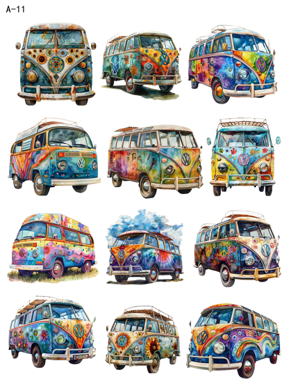 A11 embossed sticker A11 pre-cut embossed sticker (5.91*7.87 inch)