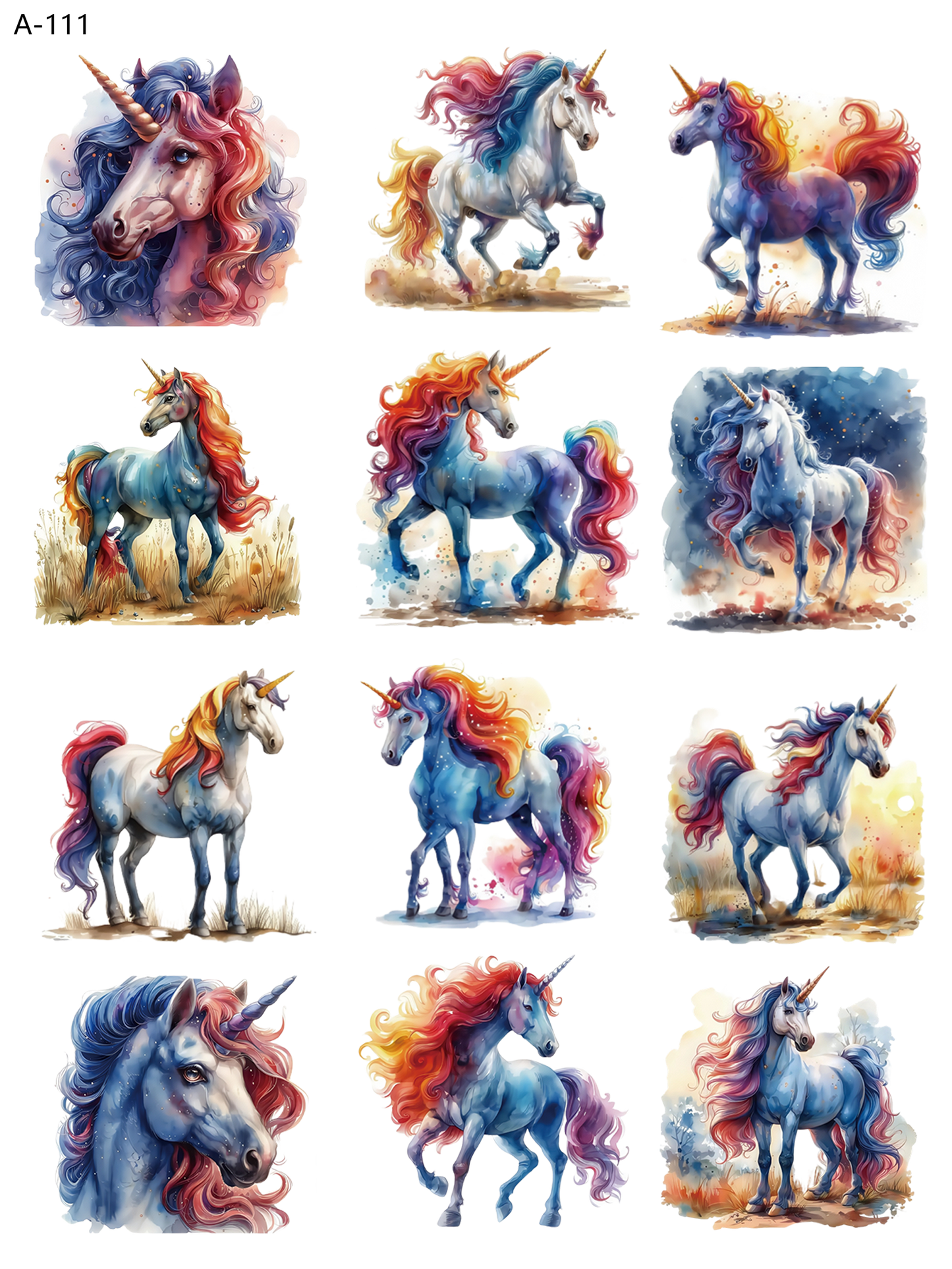 A111 embossed sticker A111 pre-cut embossed sticker (5.91*7.87 inch)