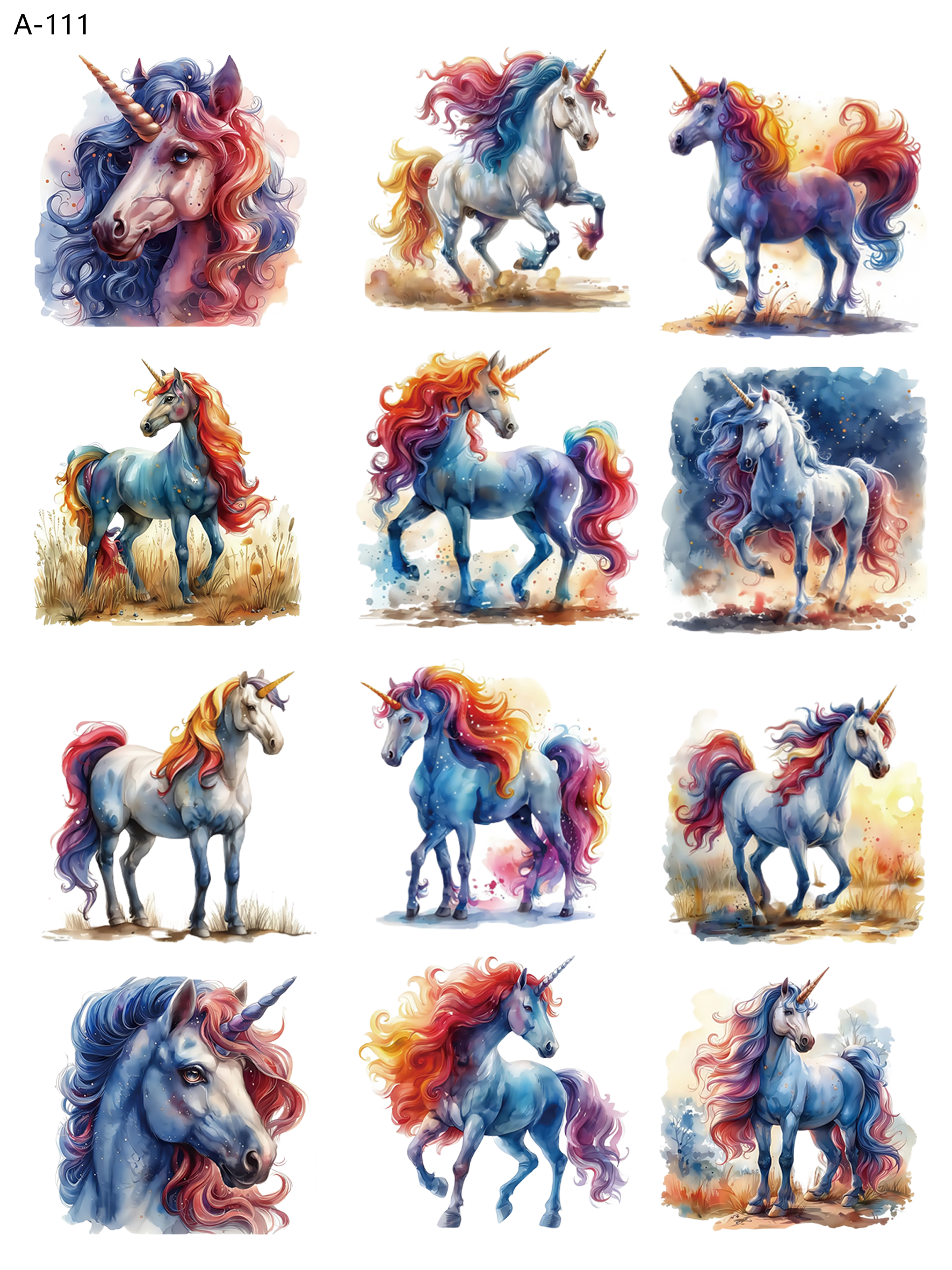 A111 embossed sticker A111 pre-cut embossed sticker (5.91*7.87 inch)