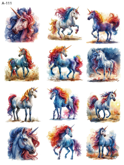 A111 embossed sticker A111 pre-cut embossed sticker (5.91*7.87 inch)