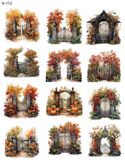 A112 embossed sticker A112 pre-cut embossed sticker (5.91*7.87 inch)