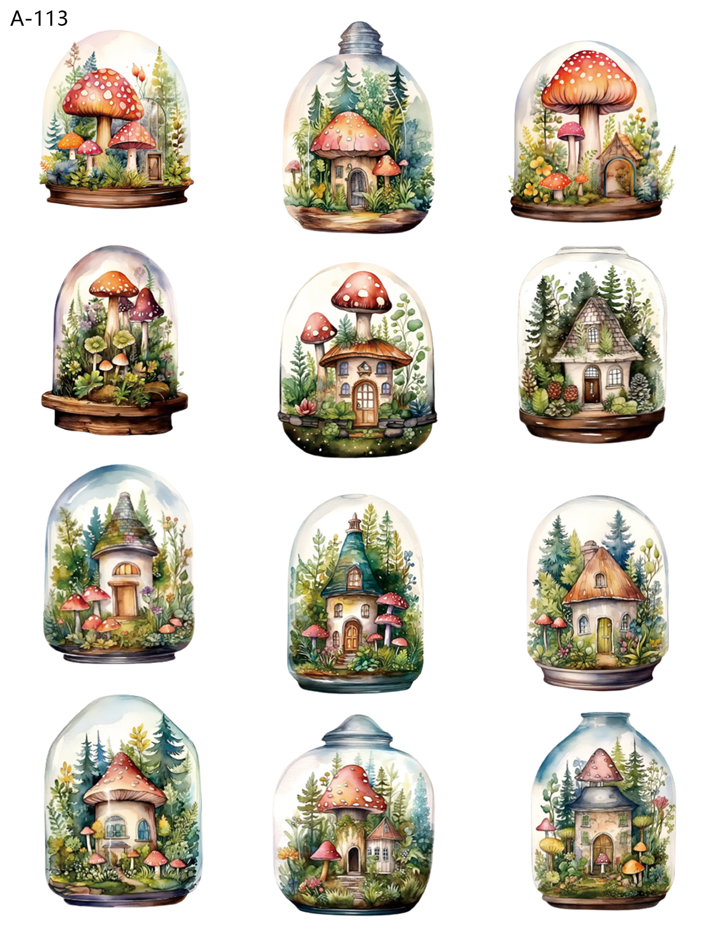 A113 embossed sticker A113 pre-cut embossed sticker (5.91*7.87 inch)