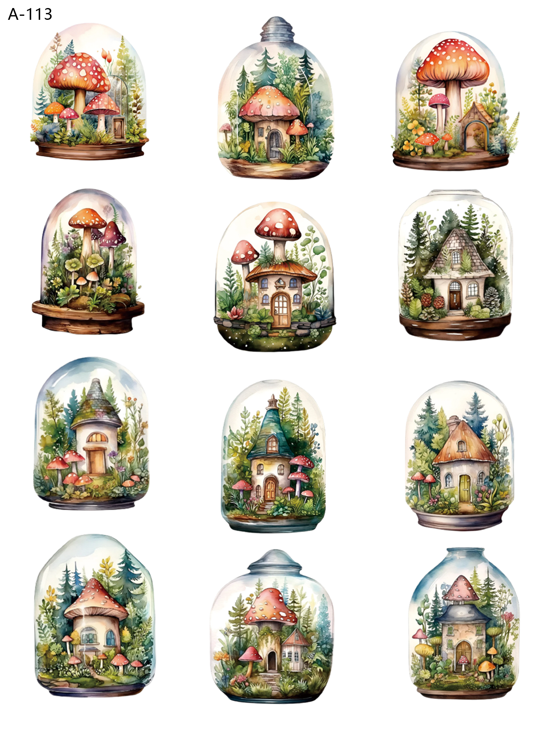 A113 embossed sticker A113 pre-cut embossed sticker (5.91*7.87 inch)