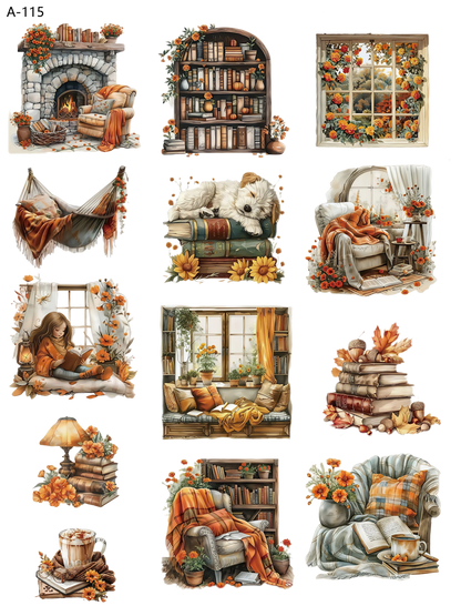 A115 embossed sticker A115 pre-cut embossed sticker (5.91*7.87 inch)