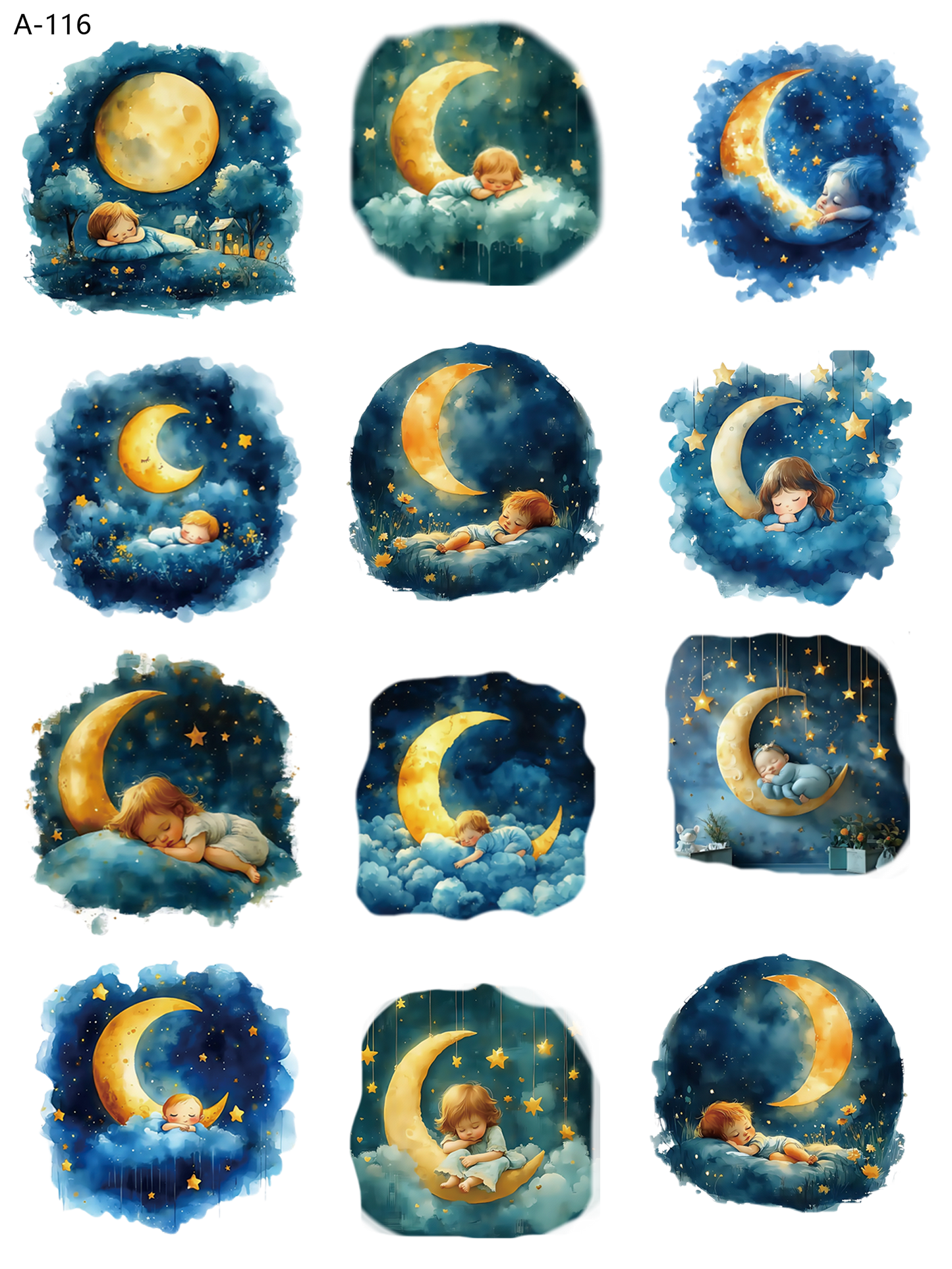 A116 embossed sticker A116 pre-cut embossed sticker (5.91*7.87 inch)