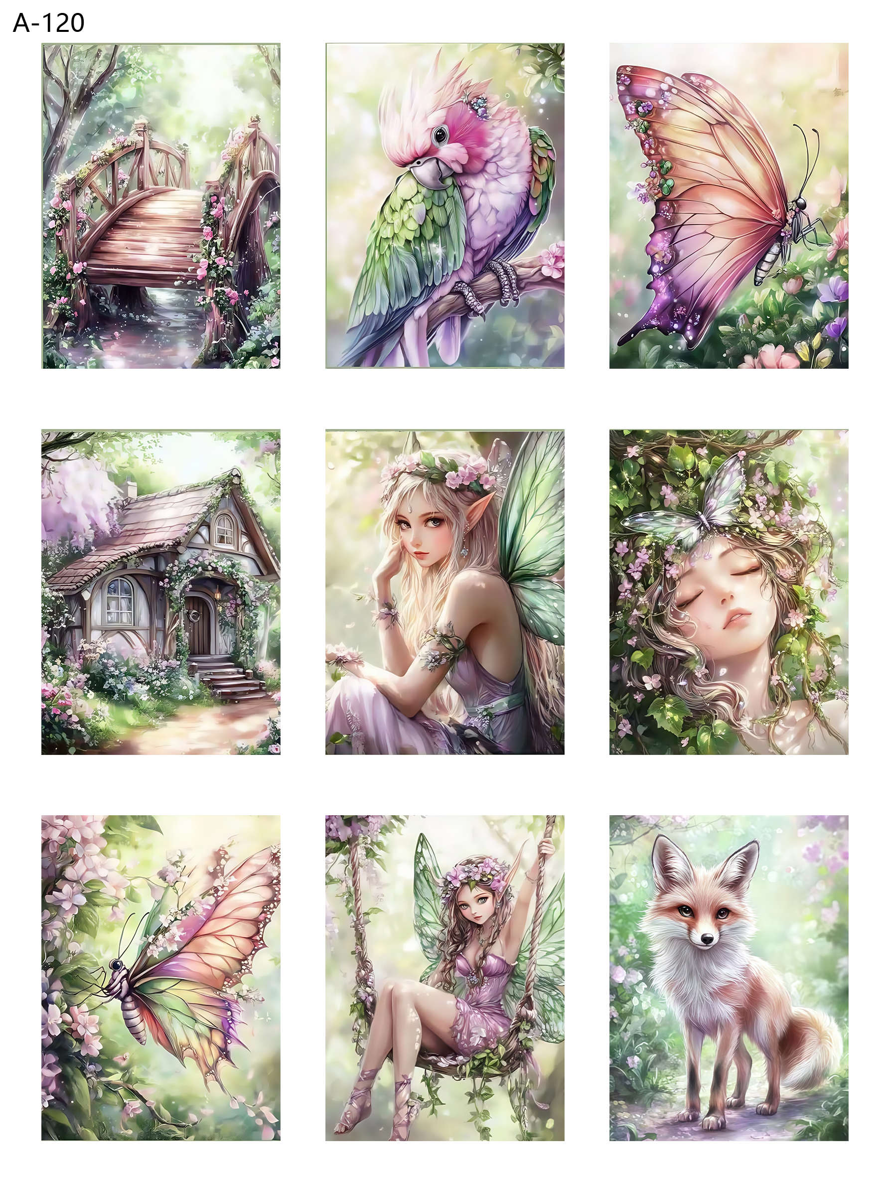 A120 embossed sticker A120 pre-cut embossed sticker (5.91*7.87 inch)