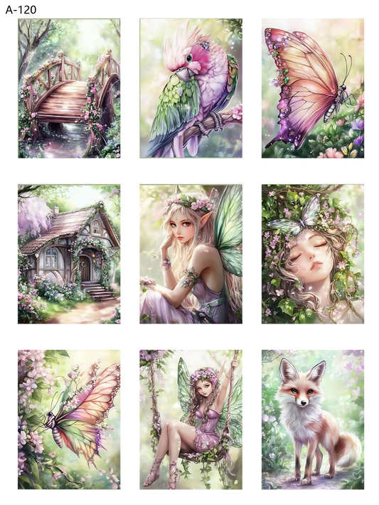 A120 embossed sticker A120 pre-cut embossed sticker (5.91*7.87 inch)