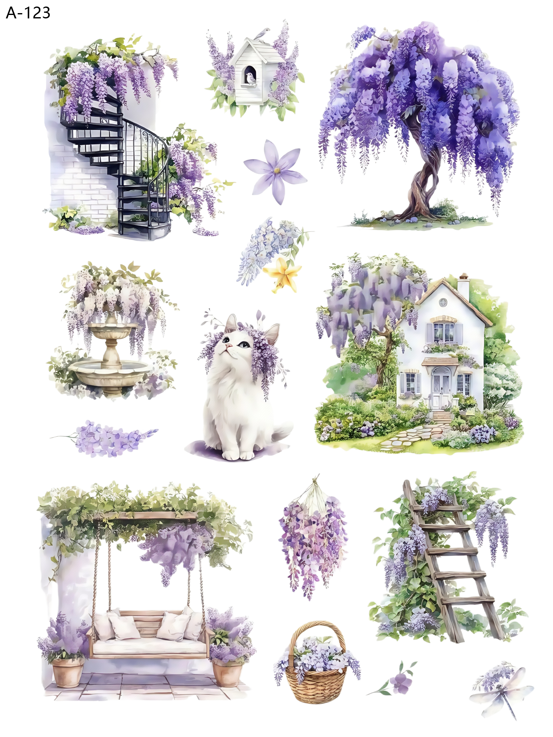 A123 embossed sticker A123 pre-cut embossed sticker (5.91*7.87 inch)