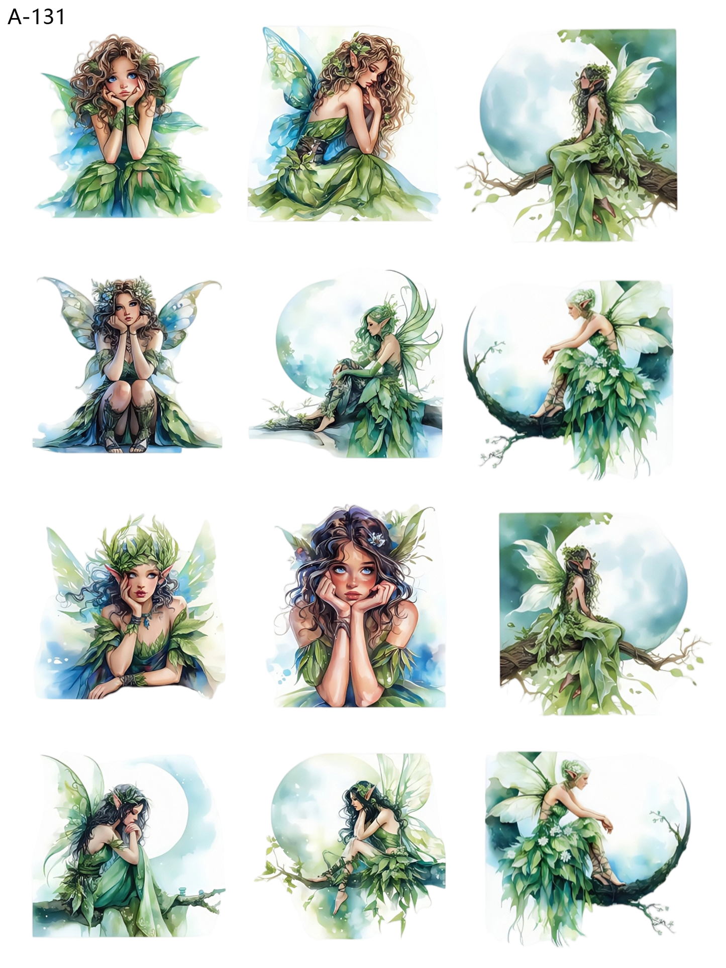 A131 embossed sticker A131 pre-cut embossed sticker (5.91*7.87 inch)