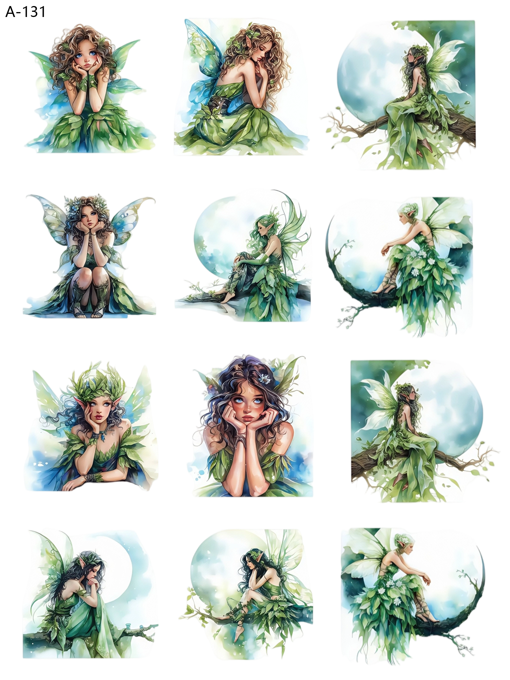 A131 embossed sticker A131 pre-cut embossed sticker (5.91*7.87 inch)