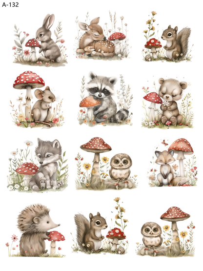 A132 embossed sticker A132 pre-cut embossed sticker (5.91*7.87 inch)