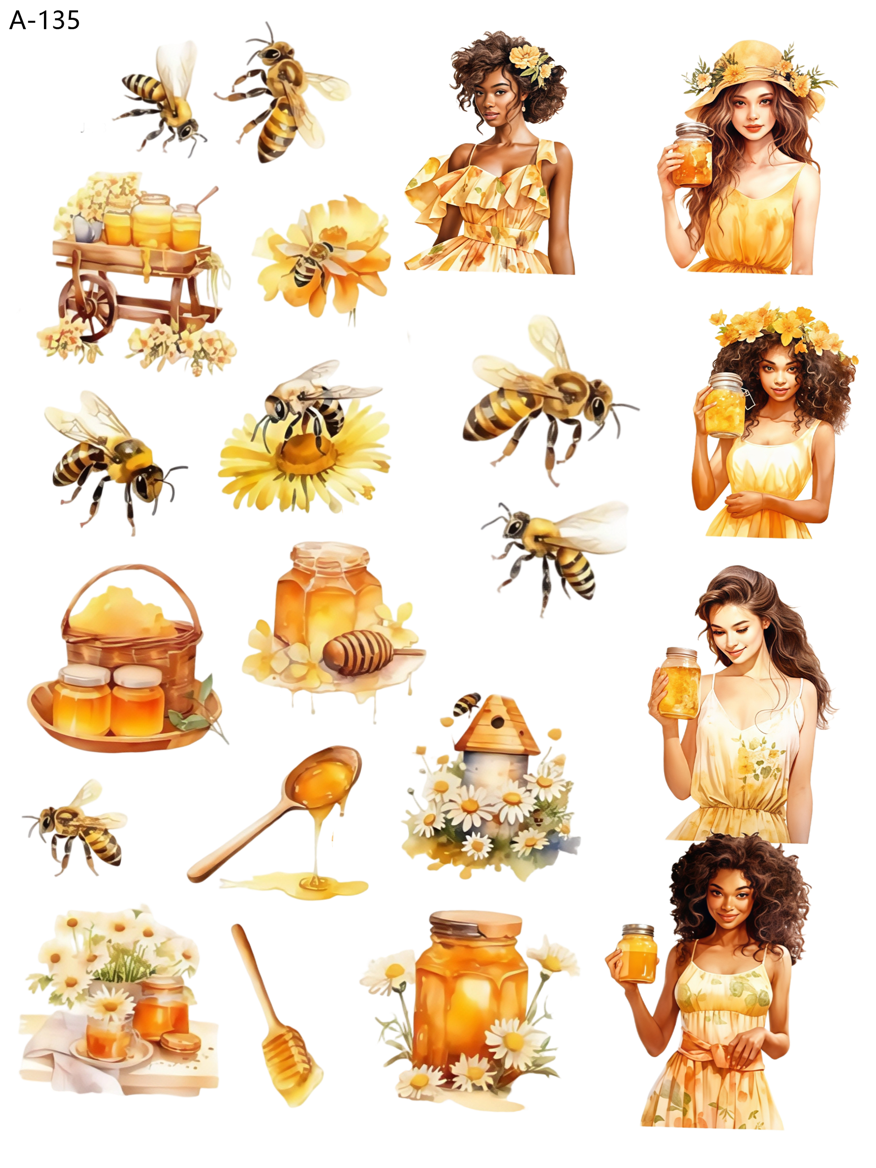 A135 embossed sticker A135 pre-cut embossed sticker (5.91*7.87 inch)