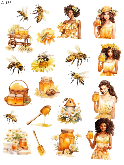 A135 embossed sticker A135 pre-cut embossed sticker (5.91*7.87 inch)