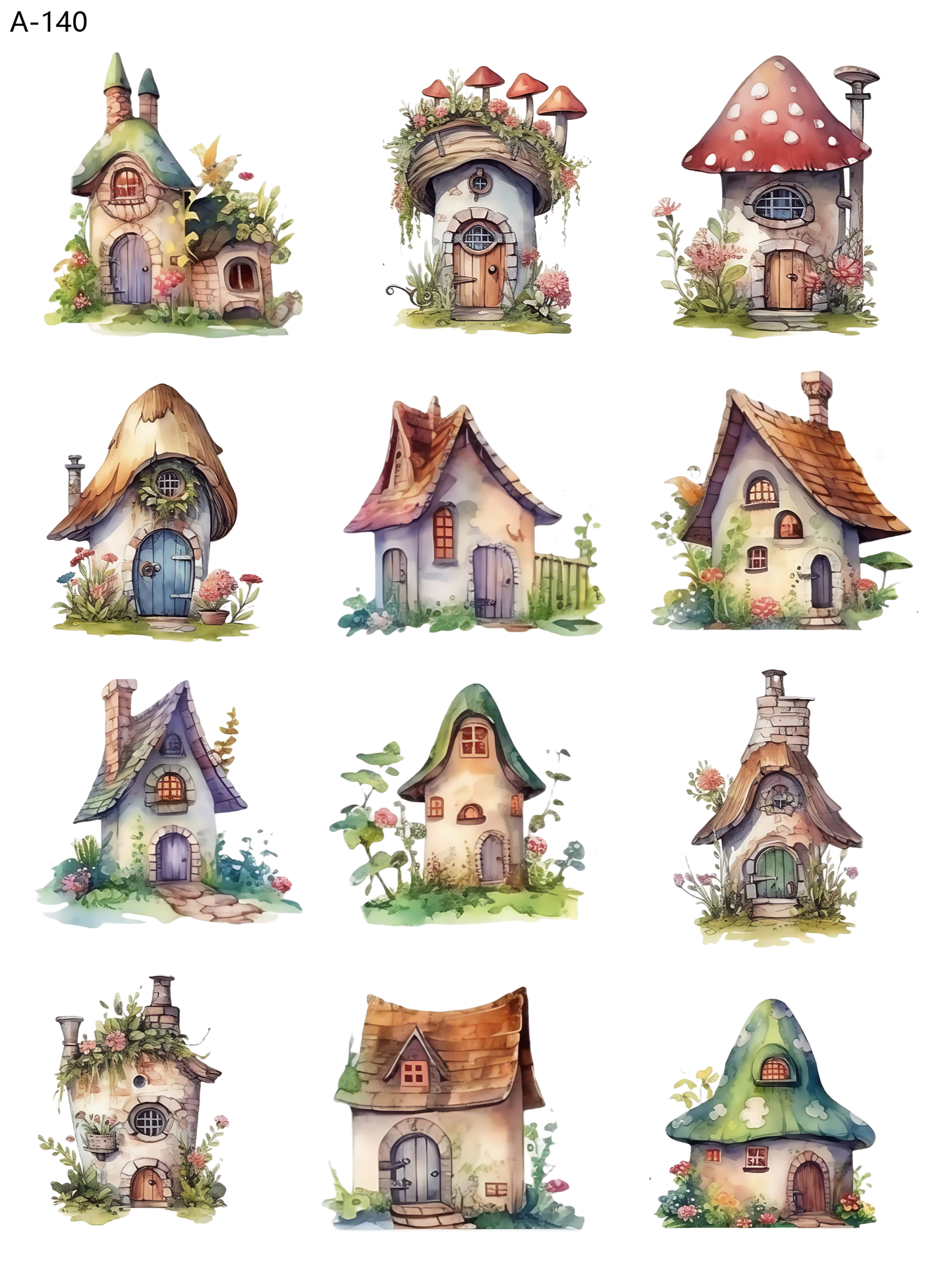 A140 embossed sticker A140 pre-cut embossed sticker (5.91*7.87 inch)