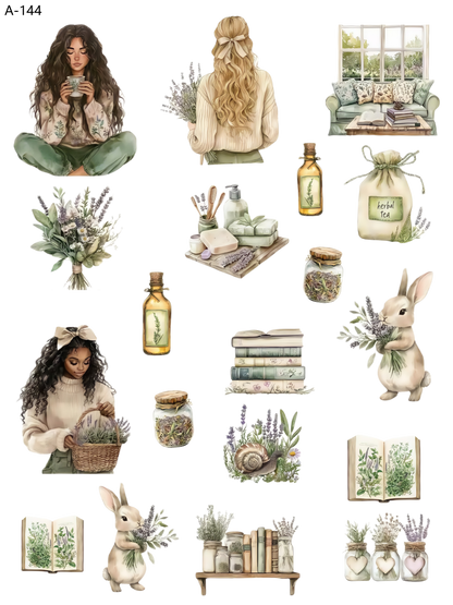 A144 embossed sticker A144 pre-cut embossed sticker (5.91*7.87 inch)