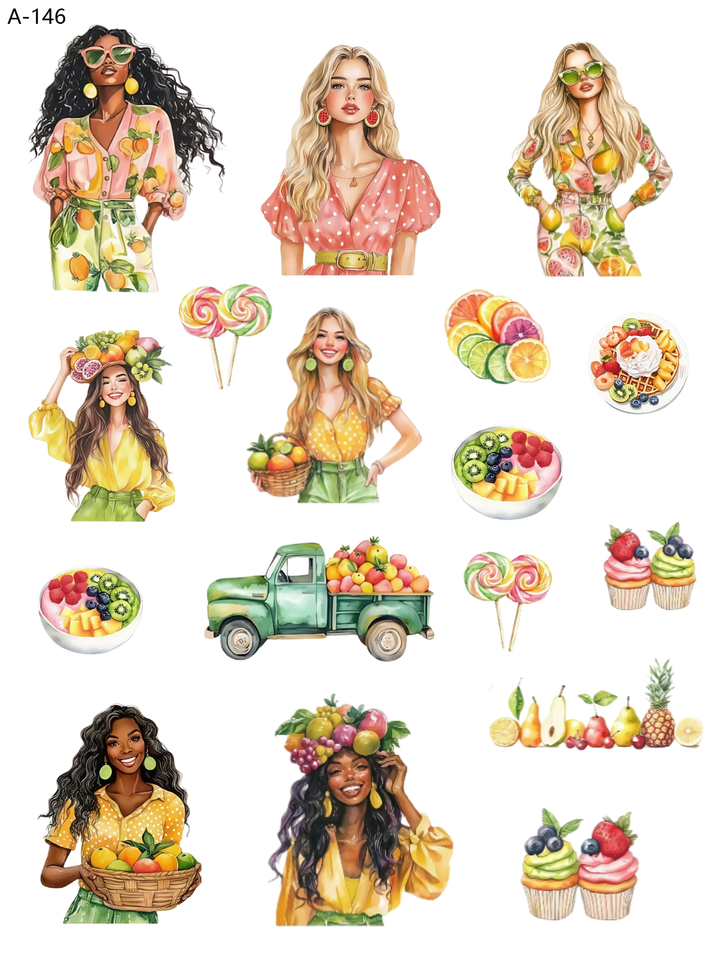 A146 embossed sticker A146 pre-cut embossed sticker (5.91*7.87 inch)