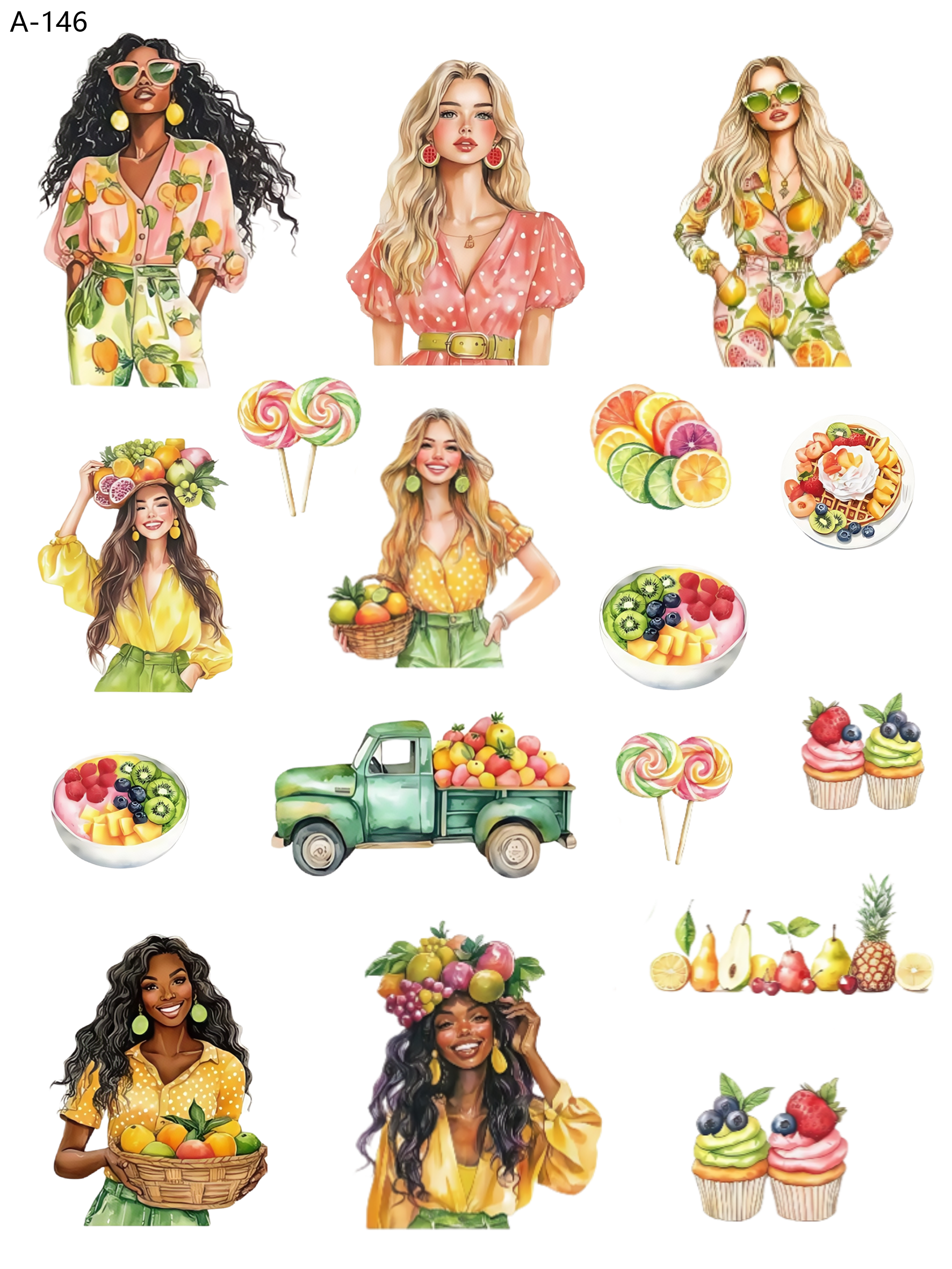 A146 embossed sticker A146 pre-cut embossed sticker (5.91*7.87 inch)