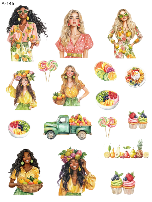 A146 embossed sticker A146 pre-cut embossed sticker (5.91*7.87 inch)