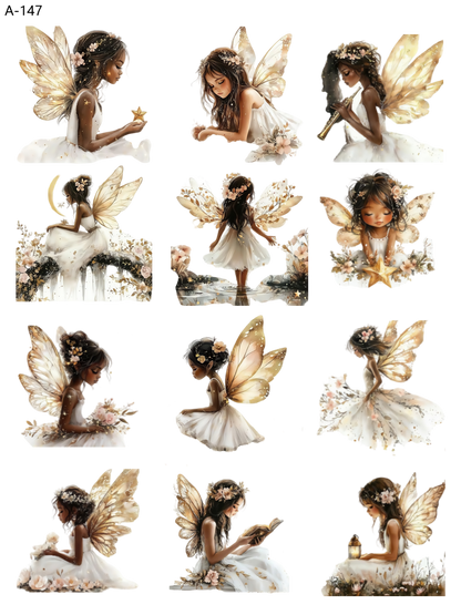 A147 embossed sticker A147 pre-cut embossed sticker (5.91*7.87 inch)