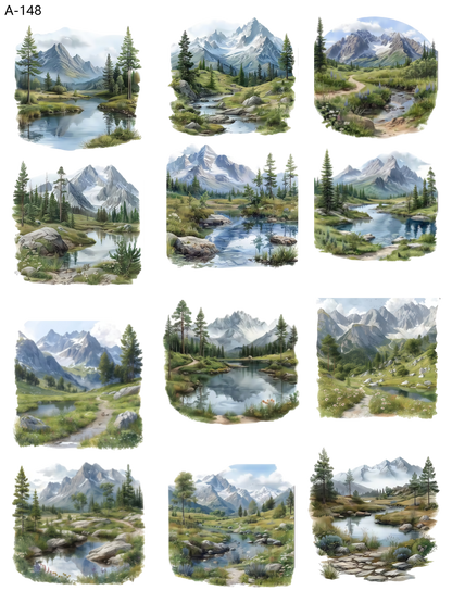 A148 embossed sticker A148 pre-cut embossed sticker (5.91*7.87 inch)