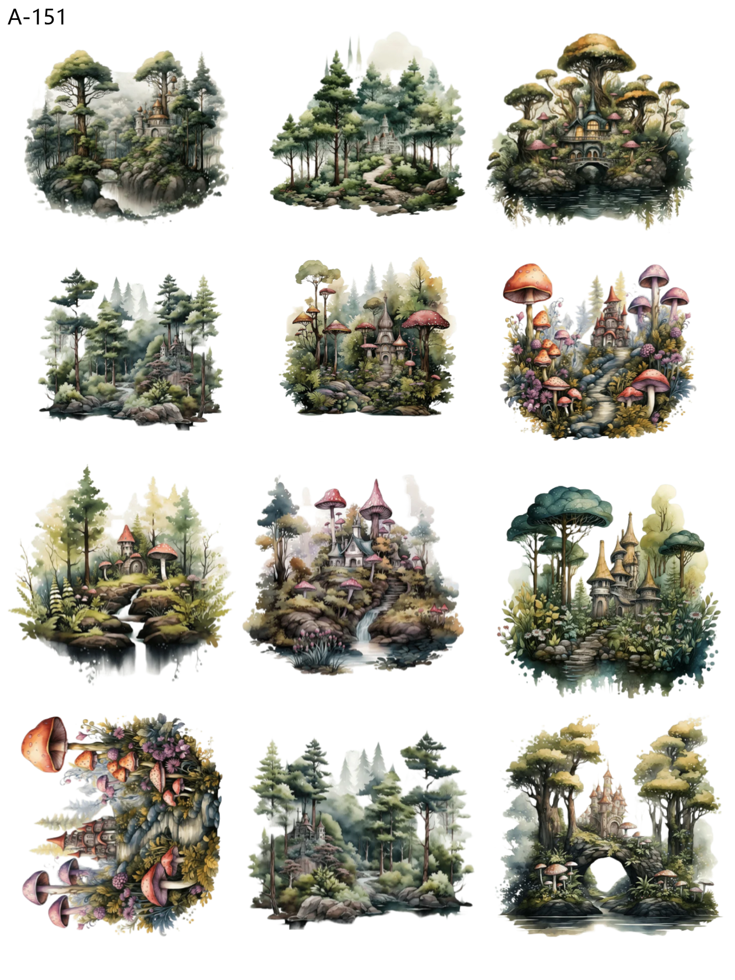 A151 embossed sticker A151 pre-cut embossed sticker (5.91*7.87 inch)