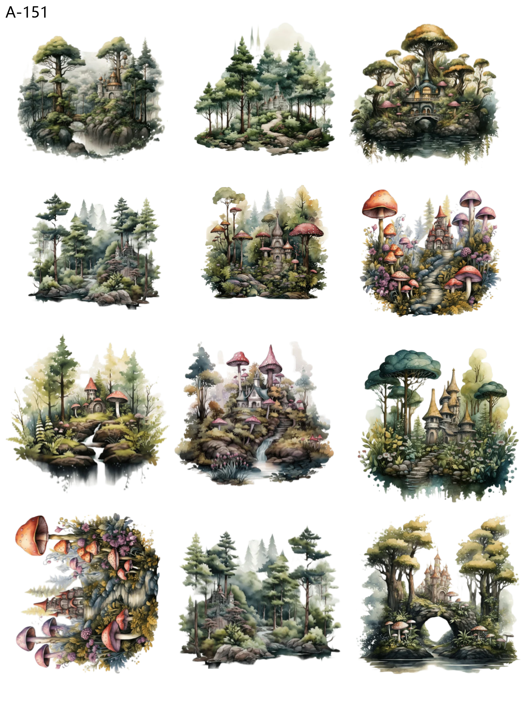 A151 embossed sticker A151 pre-cut embossed sticker (5.91*7.87 inch)