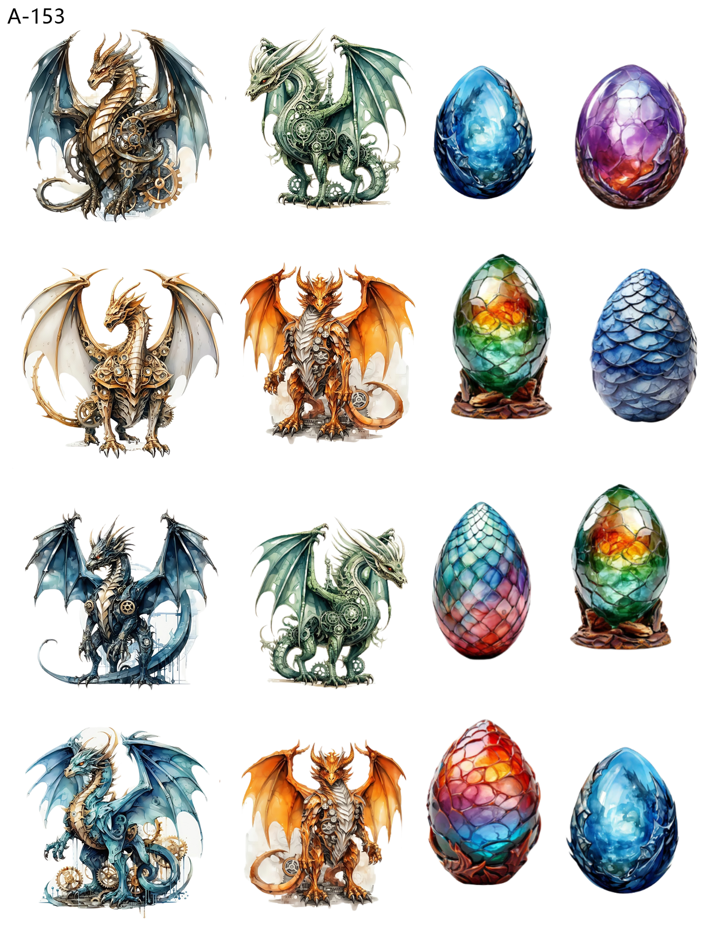 A153 embossed sticker A153 pre-cut embossed sticker (5.91*7.87 inch)