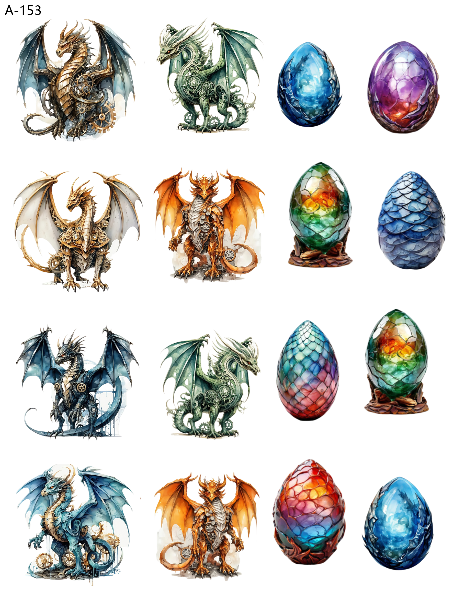 A153 embossed sticker A153 pre-cut embossed sticker (5.91*7.87 inch)