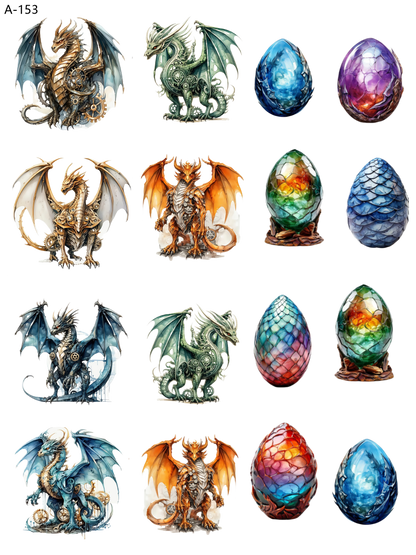 A153 embossed sticker A153 pre-cut embossed sticker (5.91*7.87 inch)