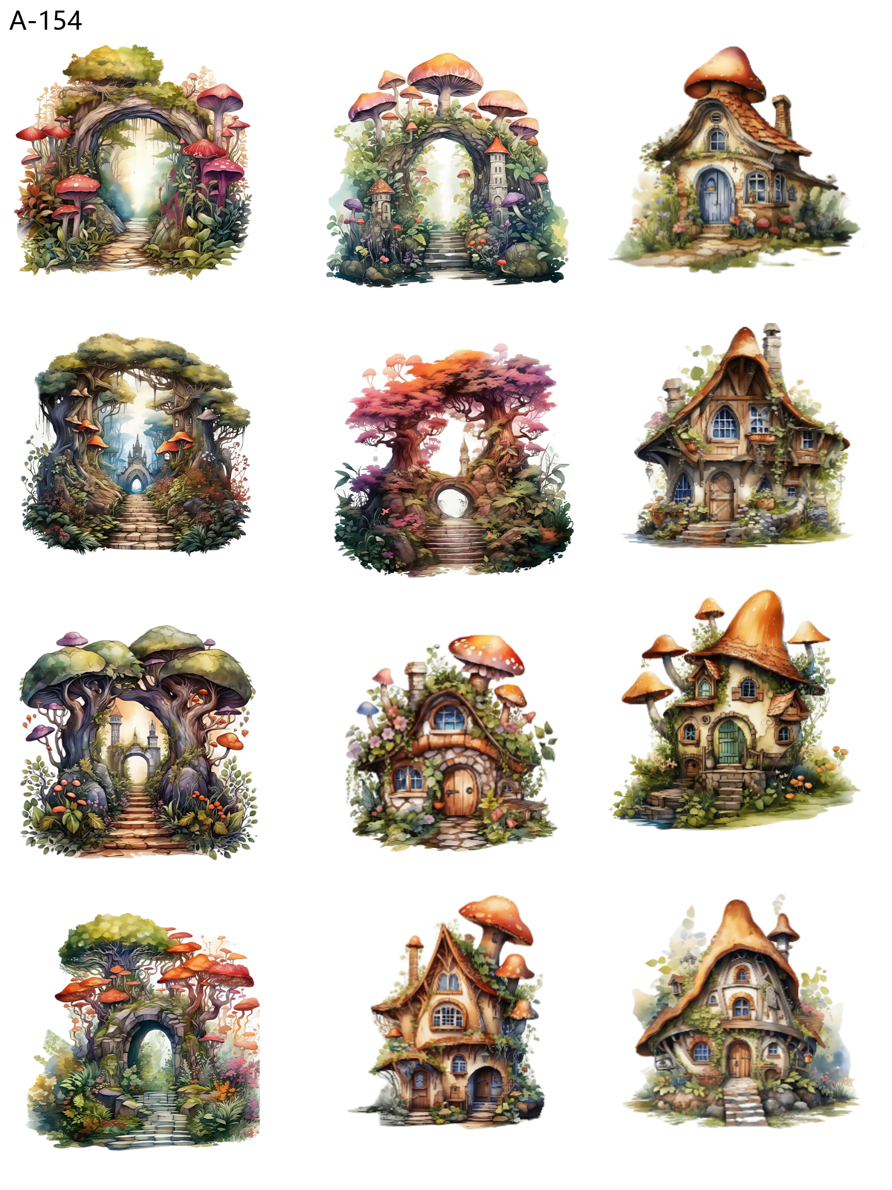 A154 embossed sticker A154 pre-cut embossed sticker (5.91*7.87 inch)