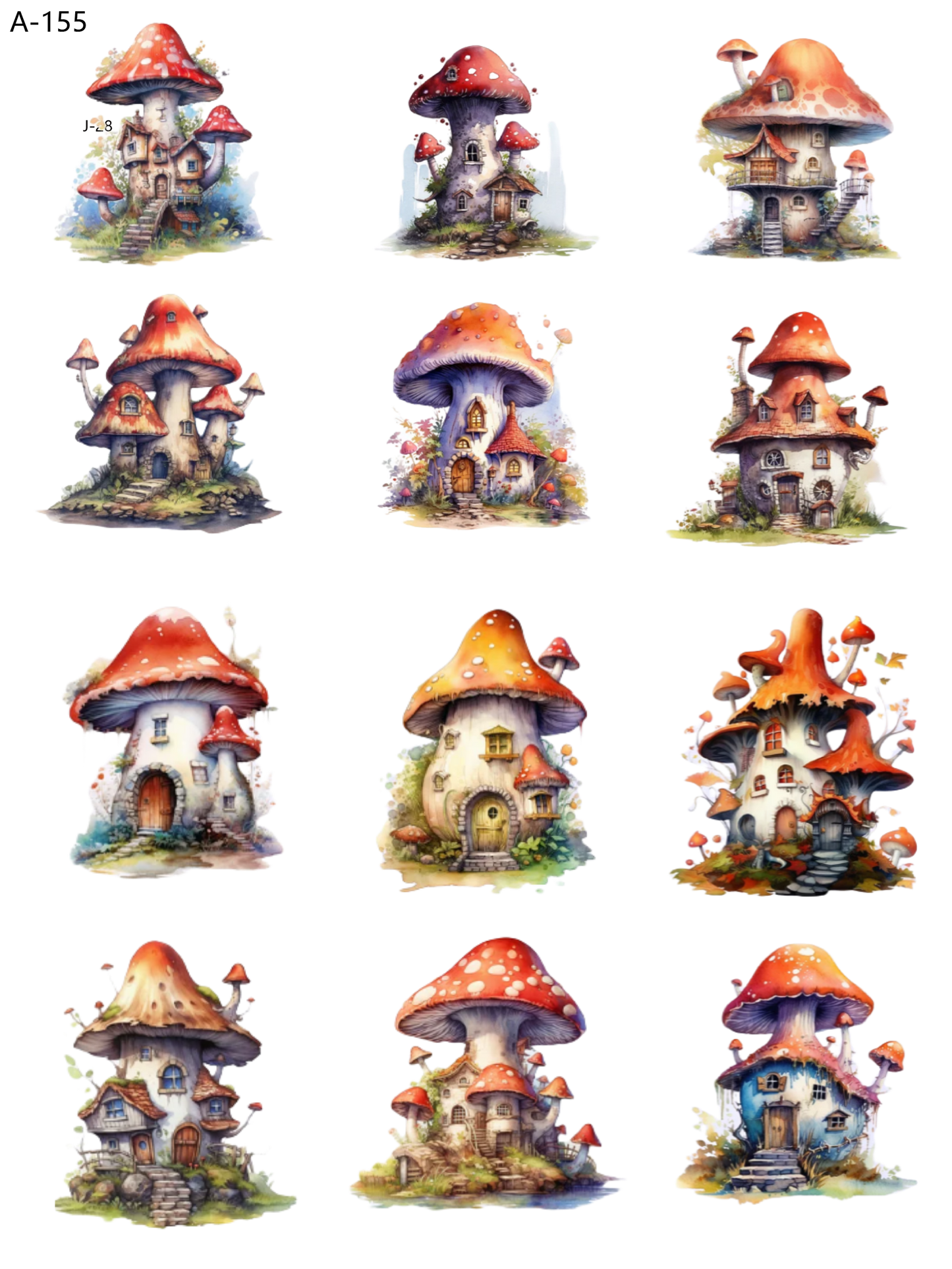 A155 embossed sticker A155 pre-cut embossed sticker (5.91*7.87 inch)