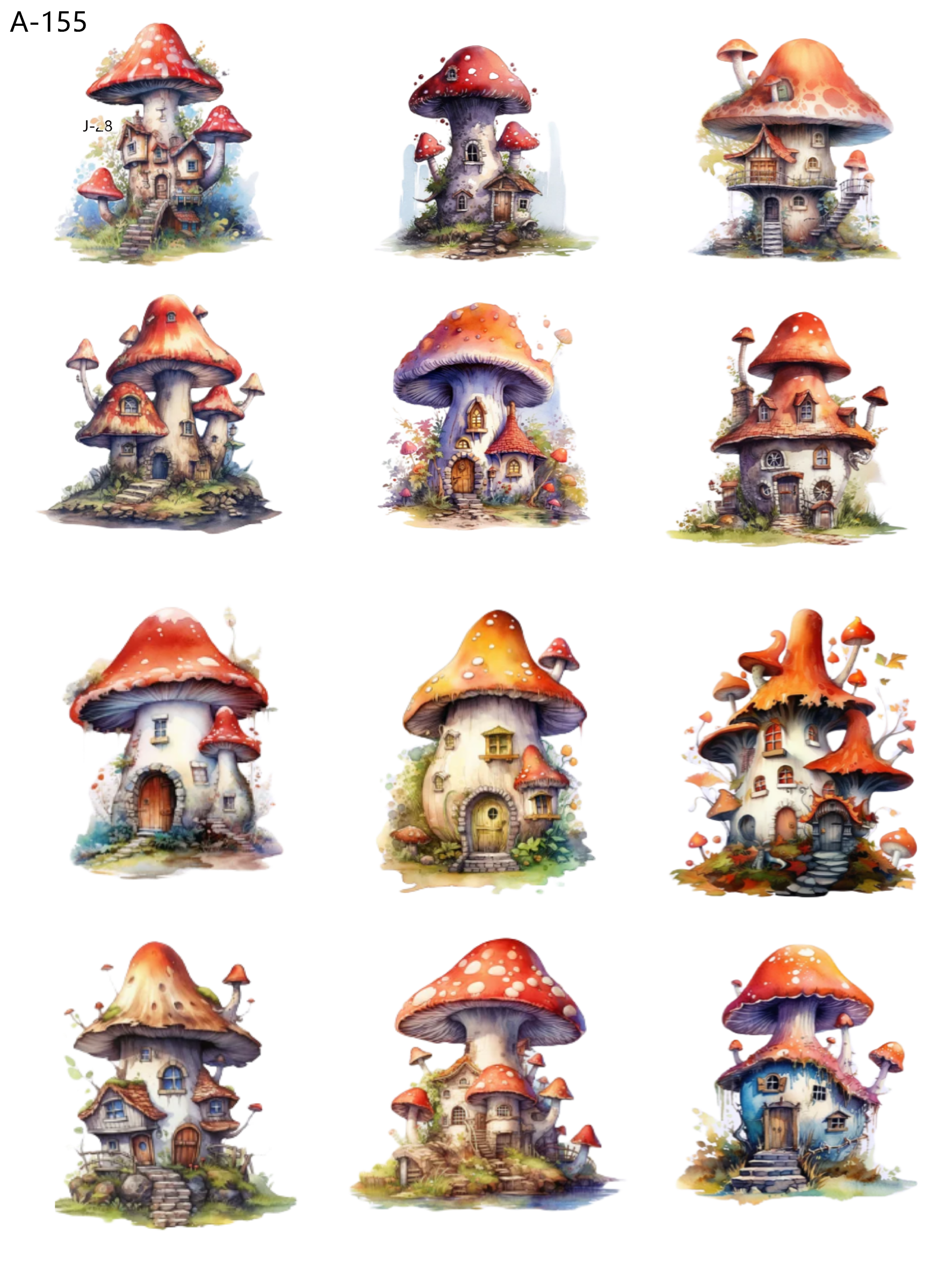 A155 embossed sticker A155 pre-cut embossed sticker (5.91*7.87 inch)