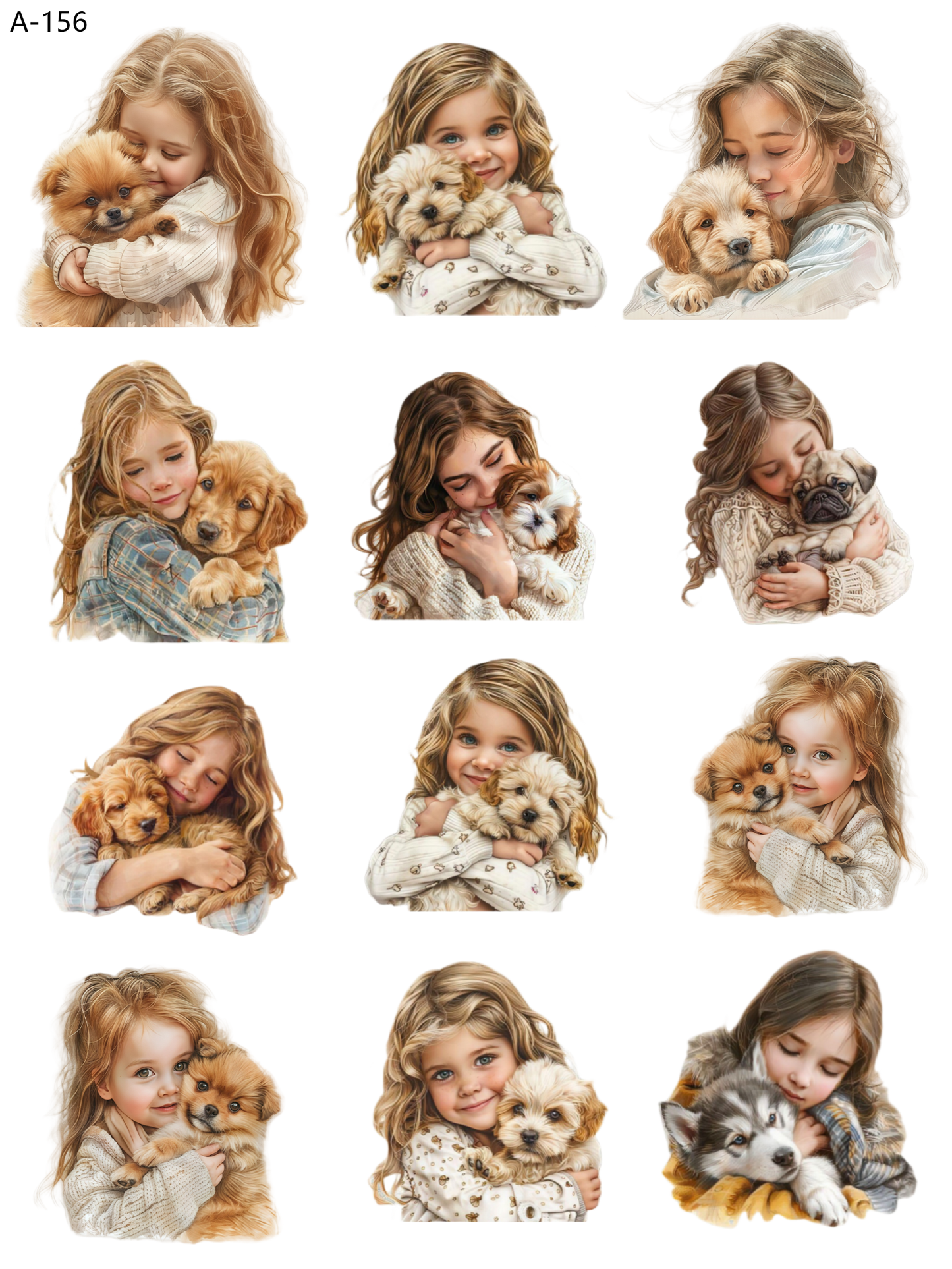 A156 embossed sticker A156 pre-cut embossed sticker (5.91*7.87 inch)