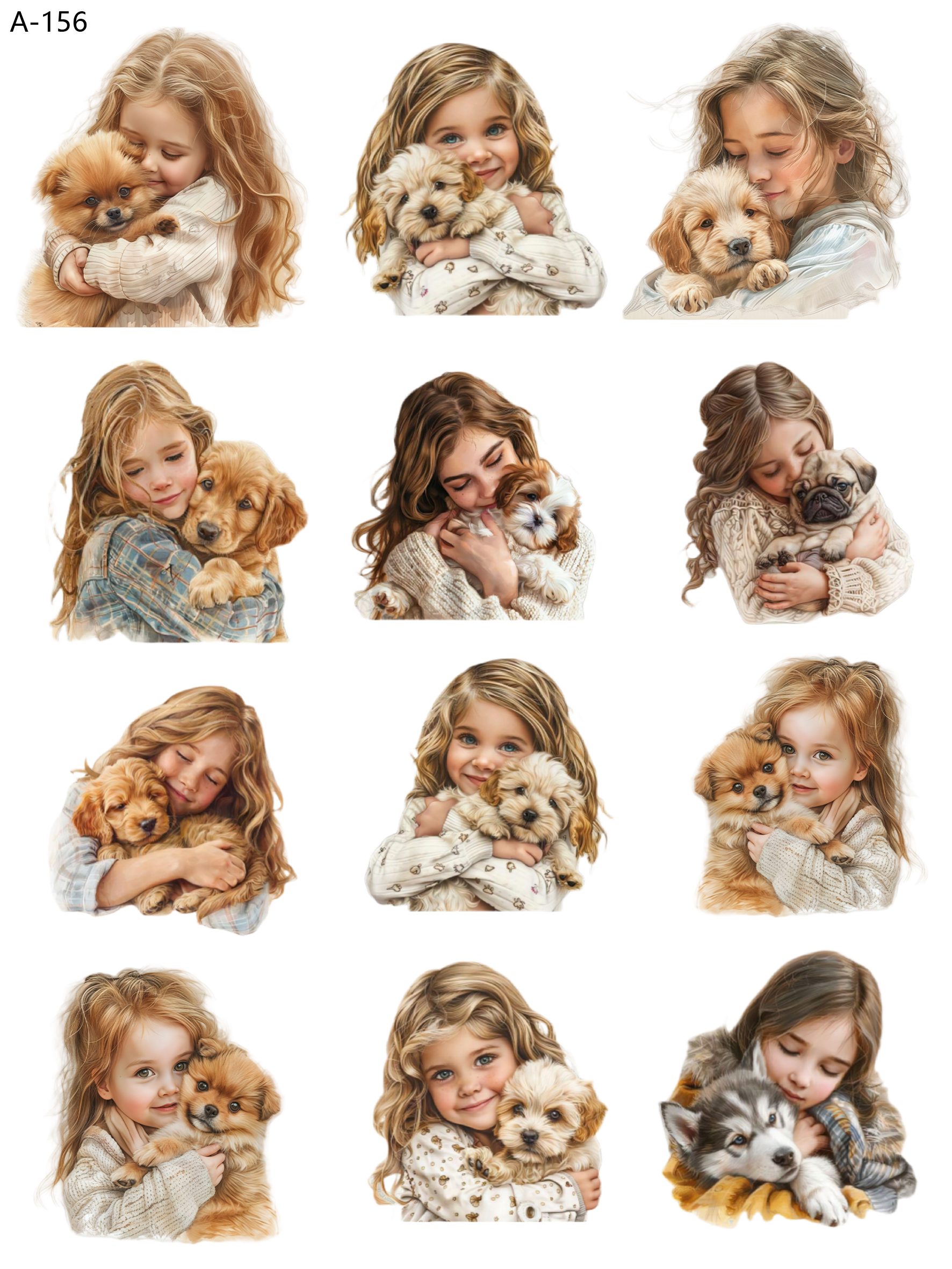 A156 embossed sticker A156 pre-cut embossed sticker (5.91*7.87 inch)