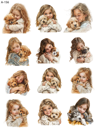 A156 embossed sticker A156 pre-cut embossed sticker (5.91*7.87 inch)