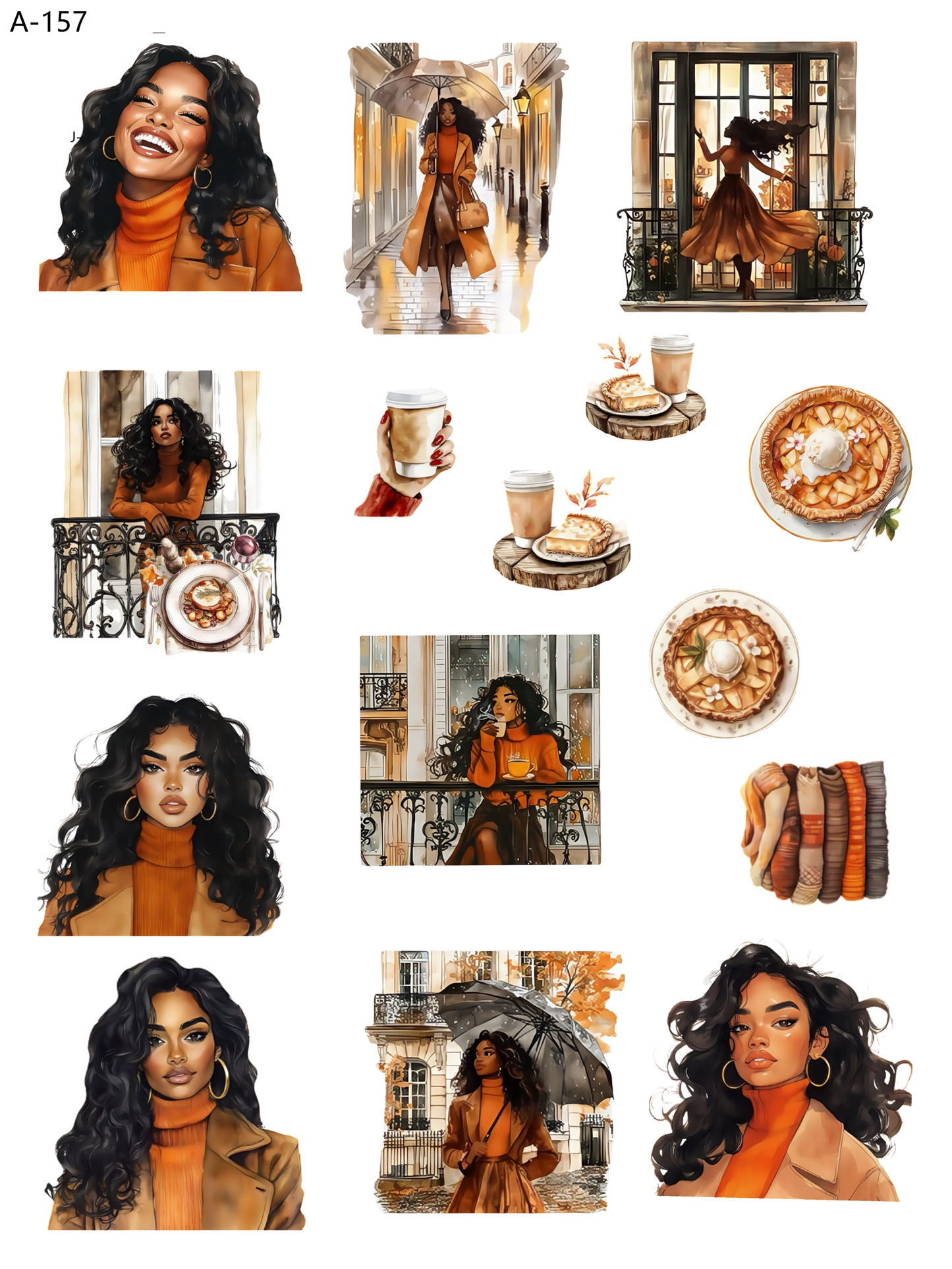 A157 embossed sticker A157 pre-cut embossed sticker (5.91*7.87 inch)