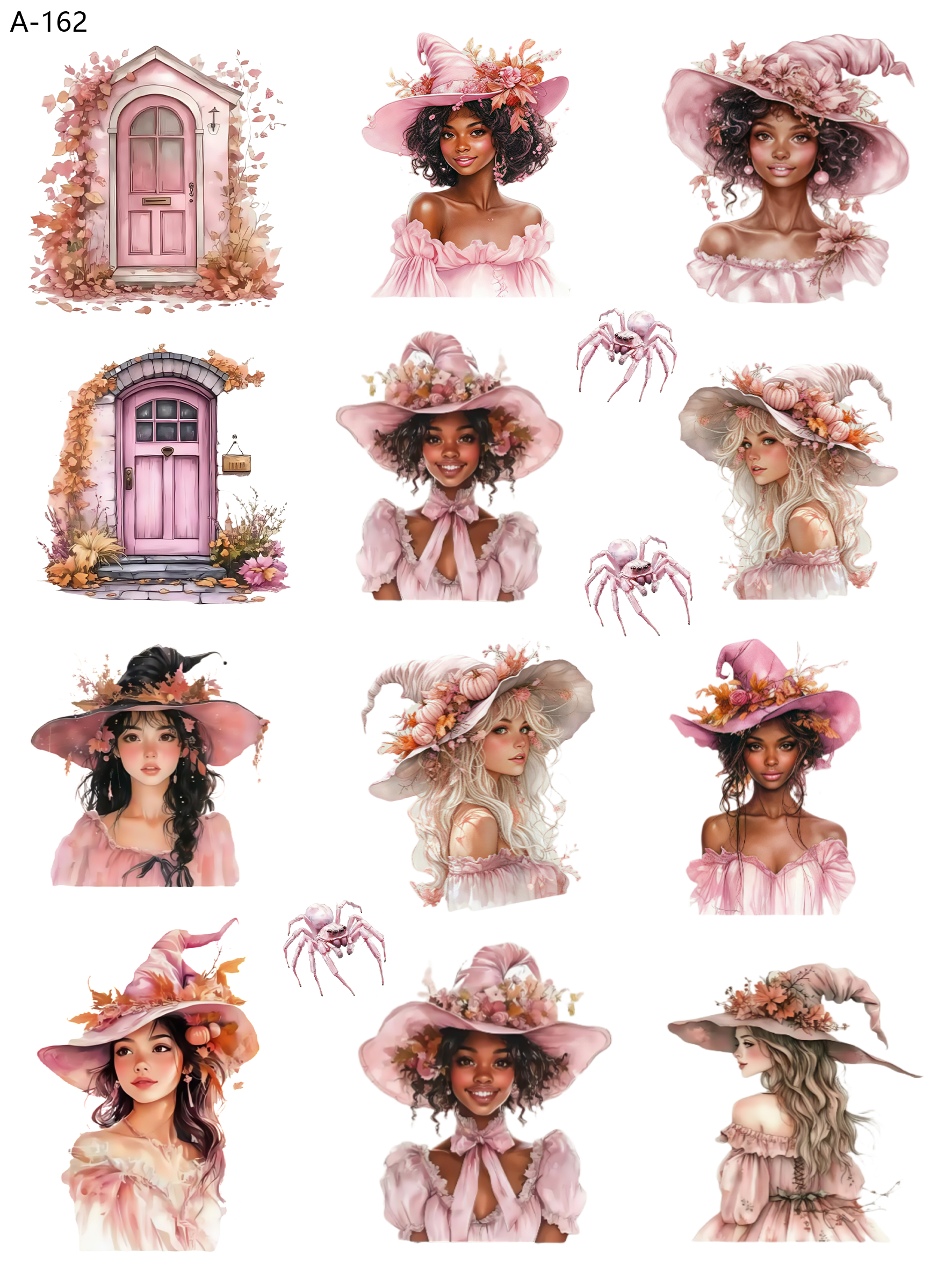 A162 embossed sticker A162 pre-cut embossed sticker (5.91*7.87 inch)